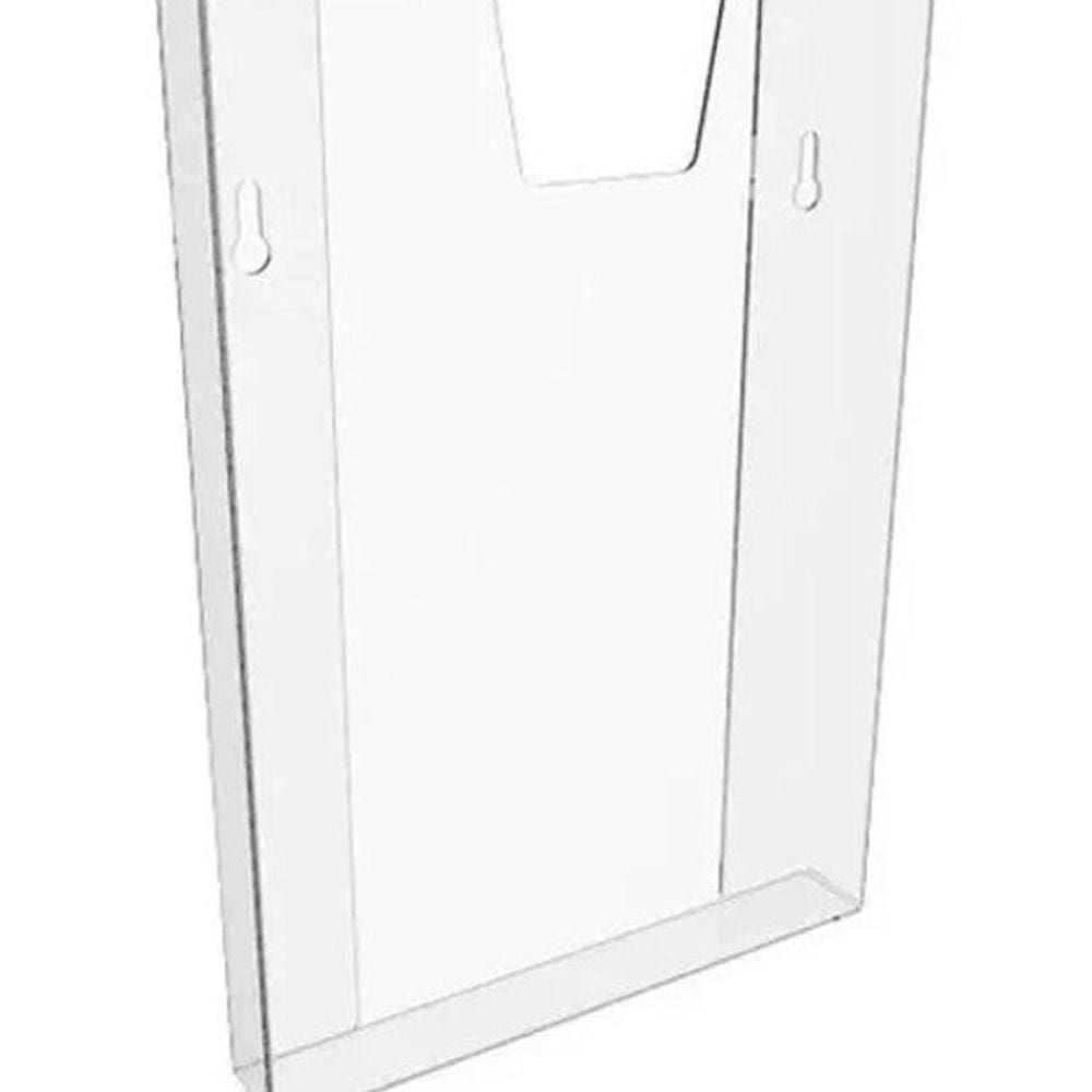 Display Porta Folder Acrílico Suporte De Papel A4