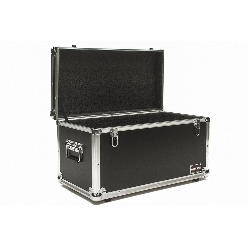 Hard Case Baú Acessórios Cabos E Iluminação 60X40X40 Preto
