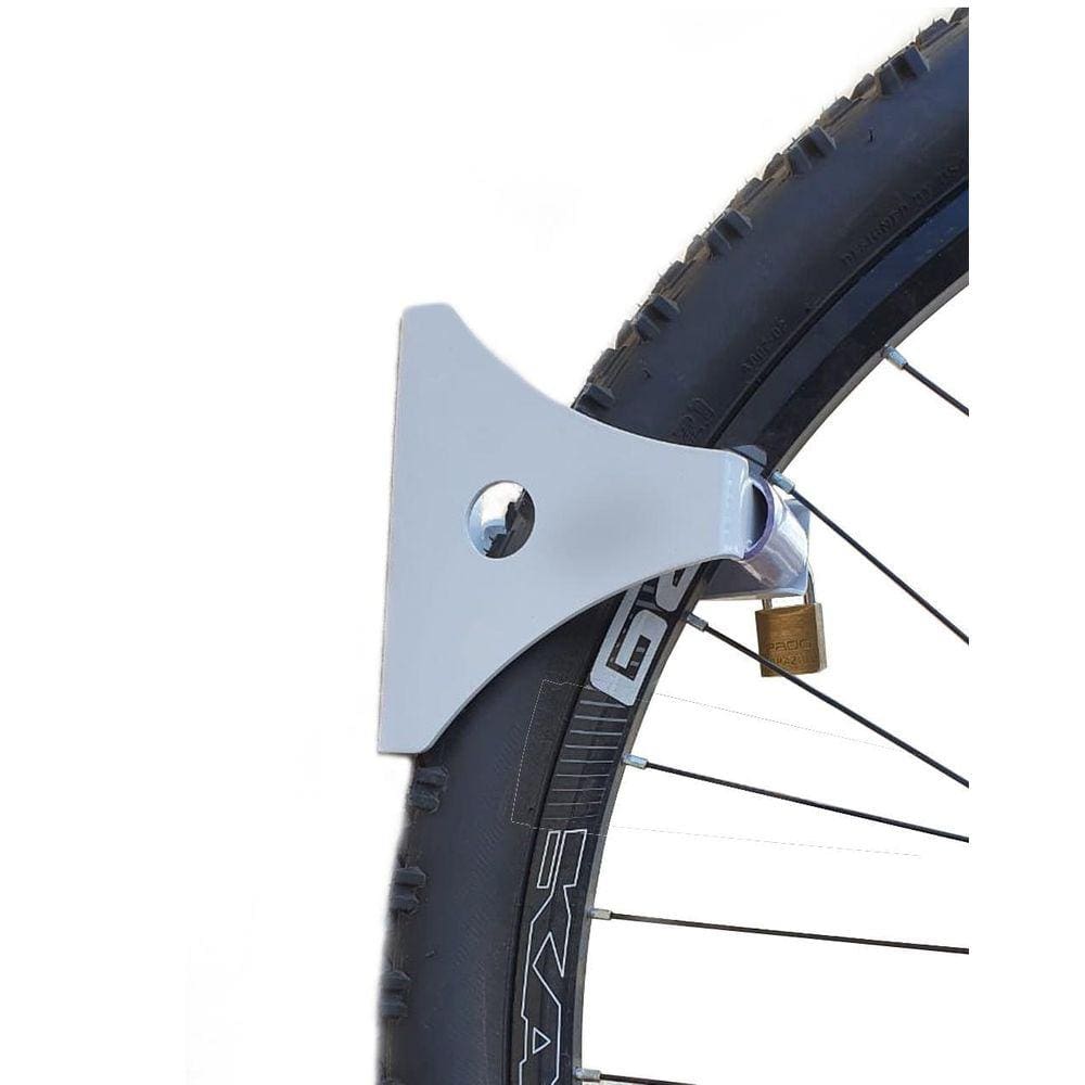 Suporte De Parede Ou Teto Bicicleta Com Trava Branco Avatron