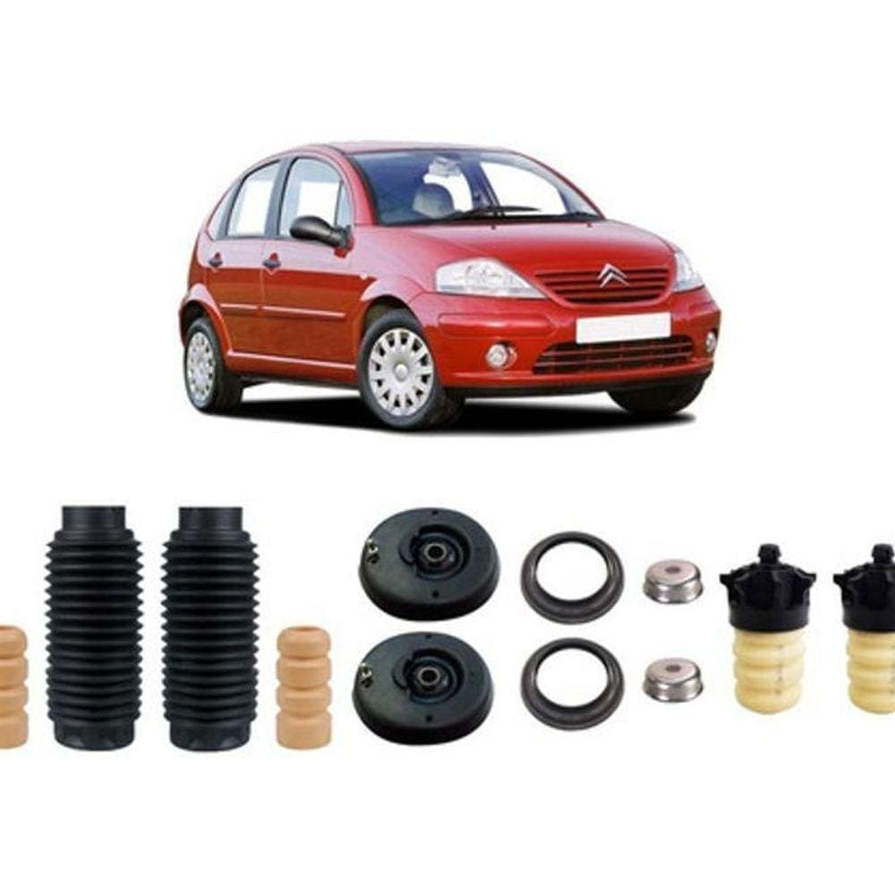 Kit Amortecedor Dianteiro Traseiro Completo C3 2009 2010 11