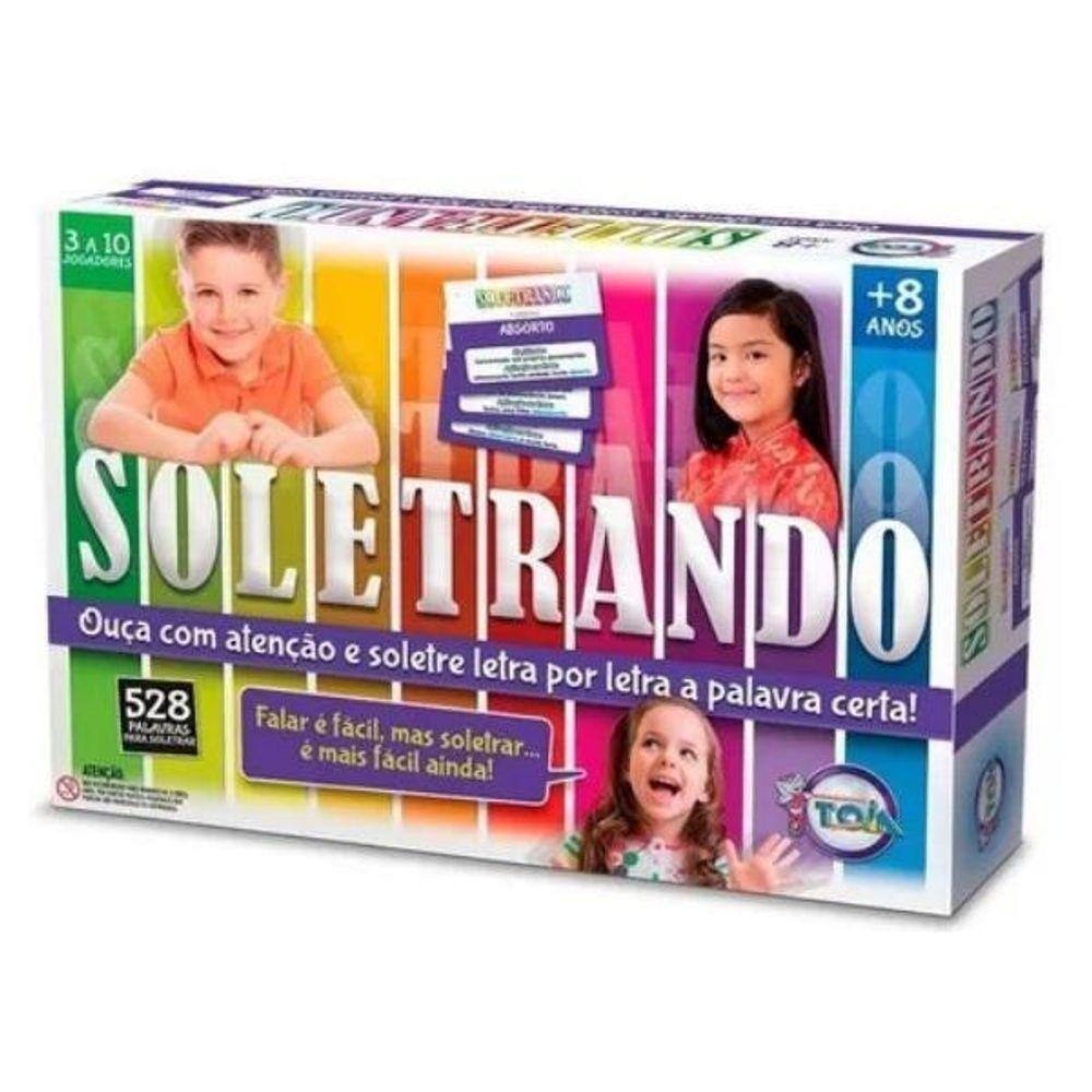 Jogo Pedagógico Estimula Raciocínio Rapido Soletrando - Toia