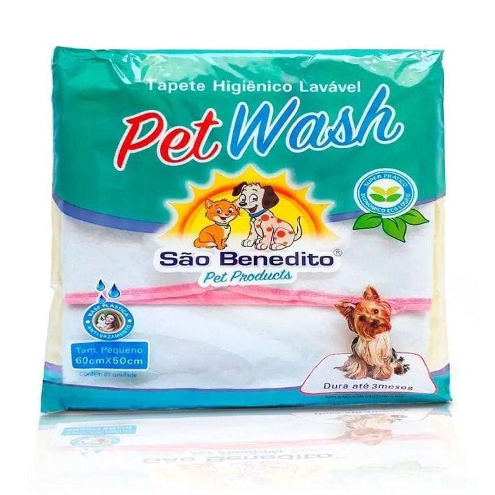 Tapete Higiênico Lavavél 60Cmx50Cm Pet Wash