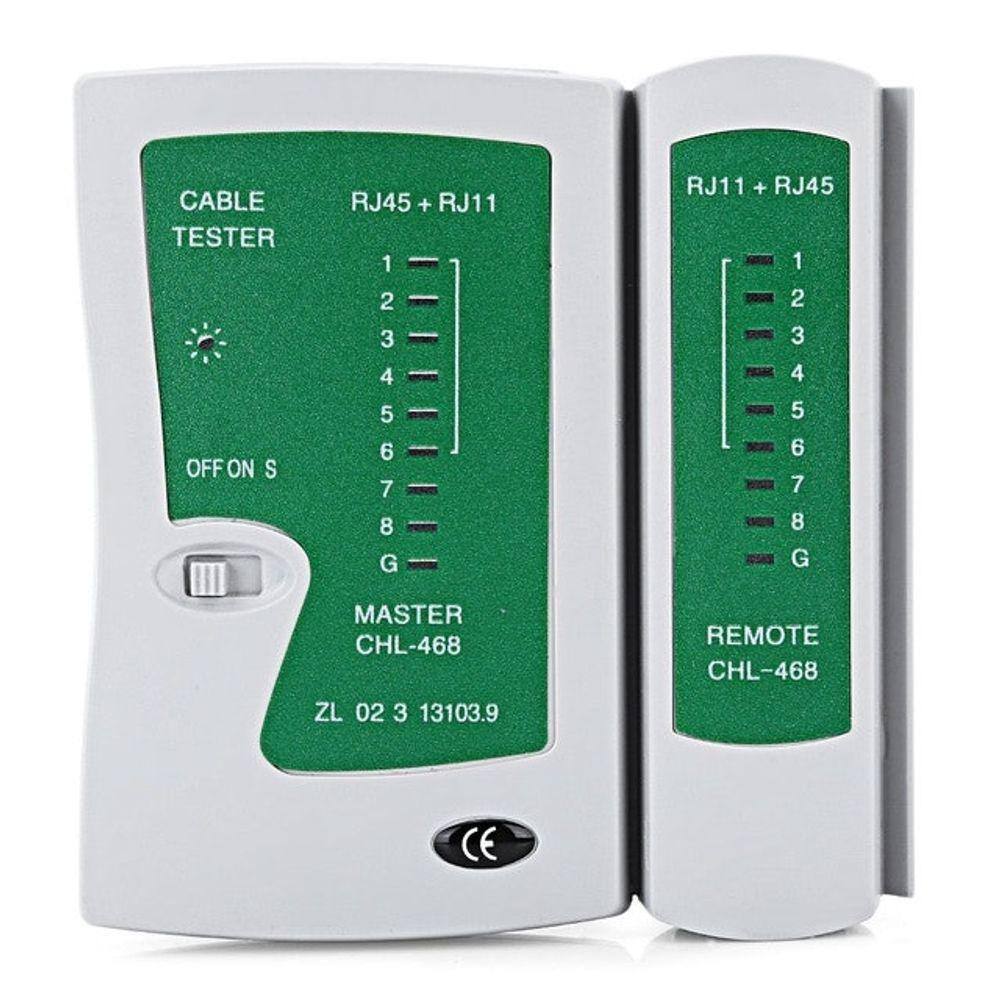 Testador de Cabo de Rede Conector RJ45 e RJ11 Rede Telefonia