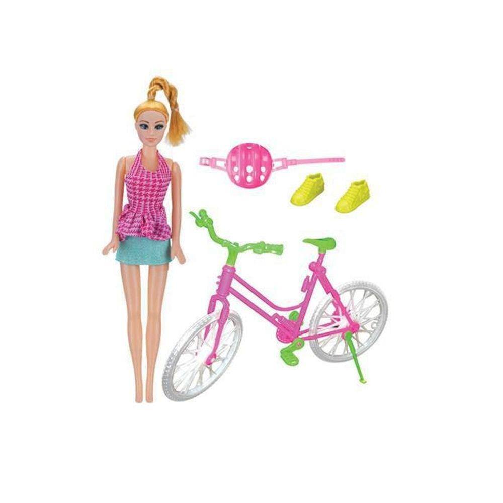 Barbie Real Boneca e Bicicleta - FTV96 - Mattel –