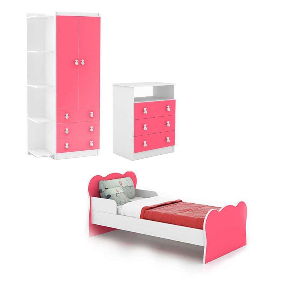 quarto infantil decorado enzo 2 pt 6 gv branco e rosa