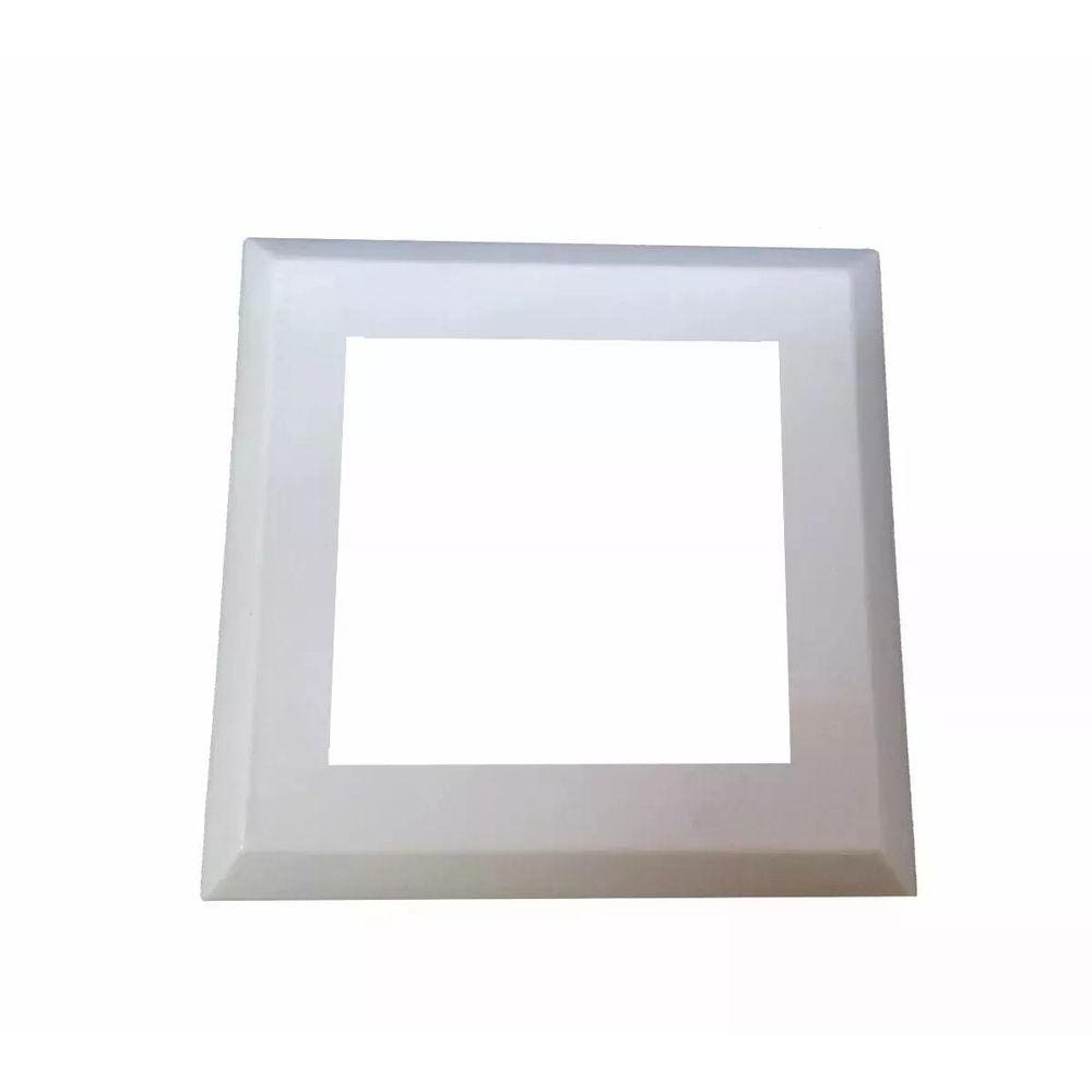 Canopla Nylon Corrimão Quadrada 5 Peças 50X50Mm