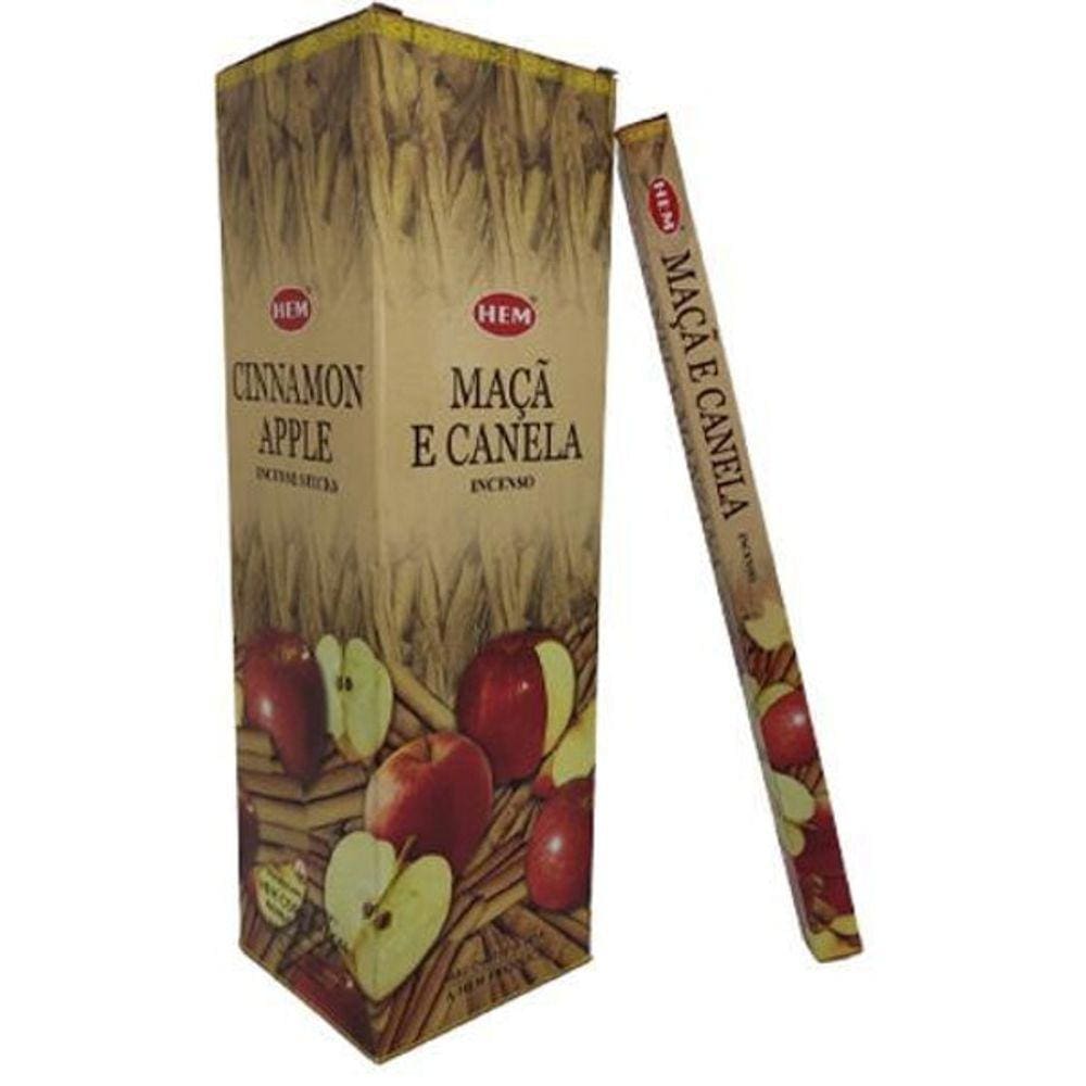 Incenso Natural Hem - Maçã E Canela 8 Varetas
