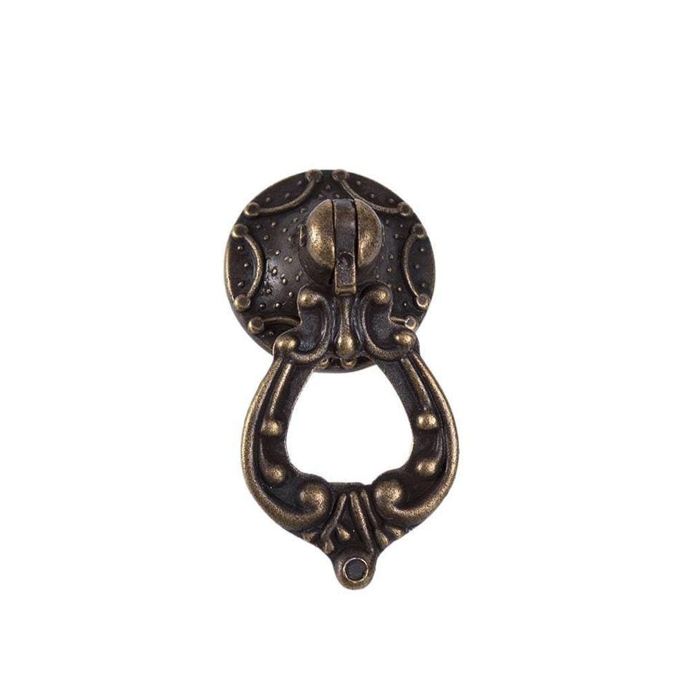 Puxador Colonial Bronze Móveis Antigos Luiz Xv Vintage 16 Un