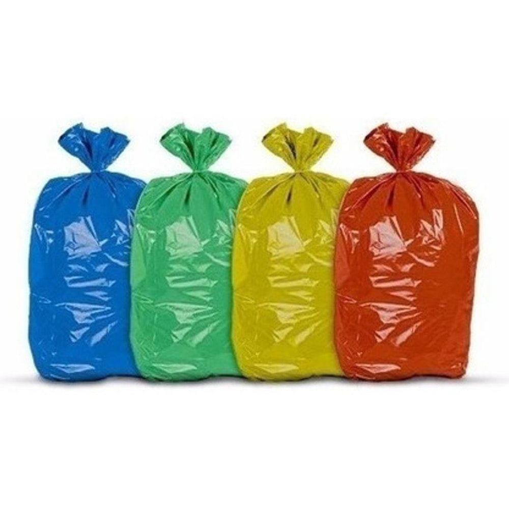 Saco De Lixo 40 Litros Coloridos 4 Pacotes 400 Unidades