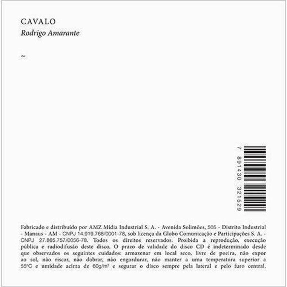 Cd Rodrigo Amarante - Cavalo