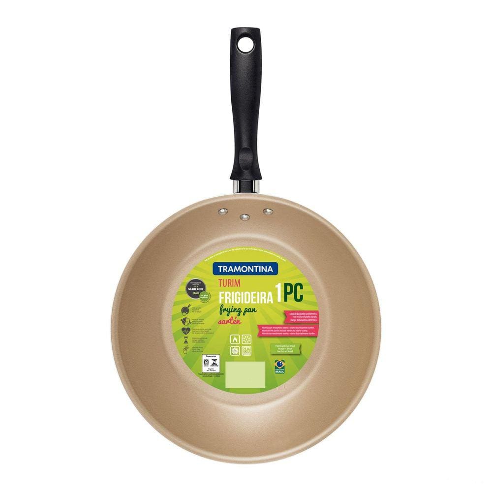 Frigideira Tramontina Turim Antiaderente Starflon Max Vermelha 30 cm 2,5 L Tramontina