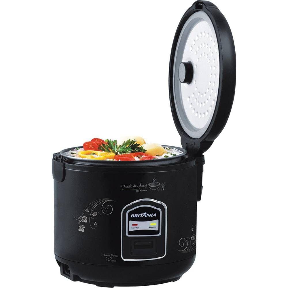 Panela Eletrica De Arroz Britania Pa5P 5 Xicaras 220V Preta