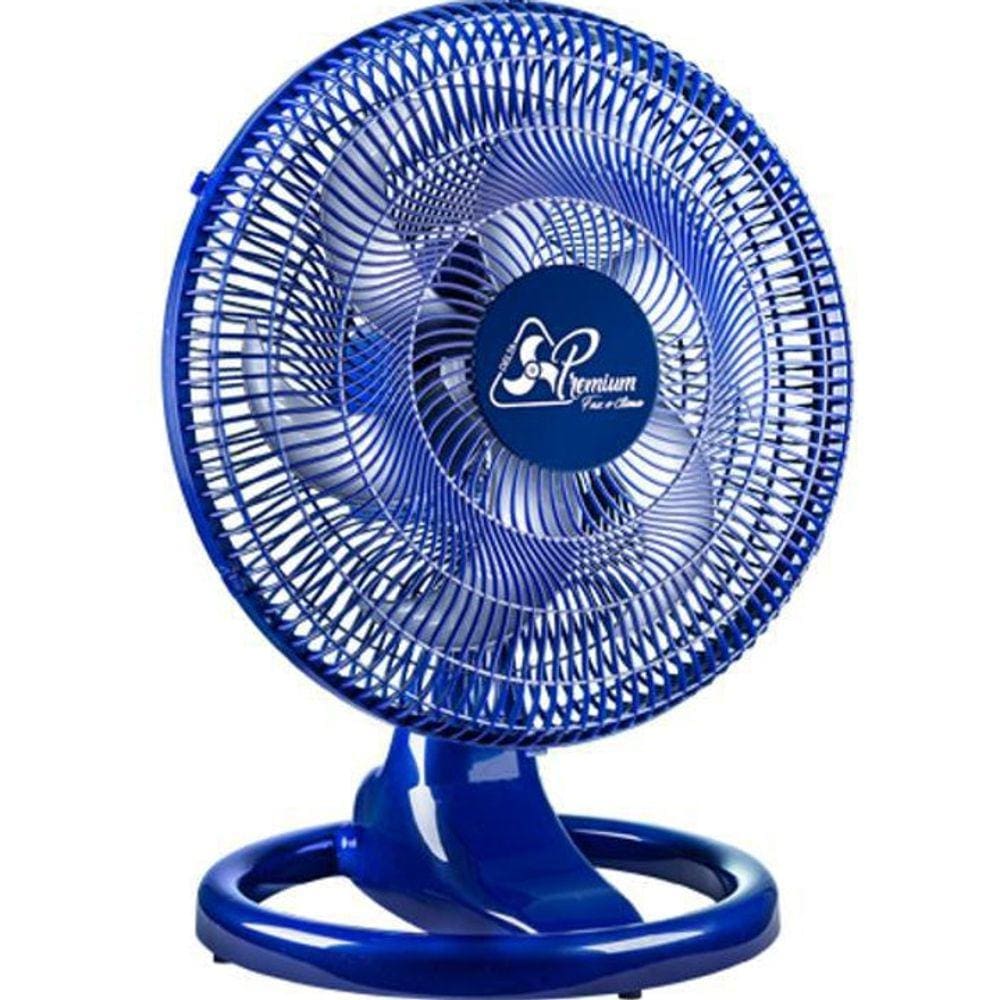 Ventilador De Mesa Oscilante E Parede Azul 50cm Venti-Delta