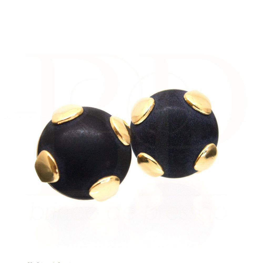 Bp Brinco De Pressão Base Fixa Preto Dourado