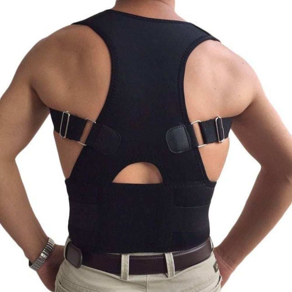 Cinta Postural Corretor Postura Magnético Colete Moderna G