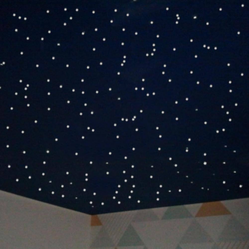 Kit Fibra Ótica 300 Branco Misto Noite Estrelado Quarto Teto