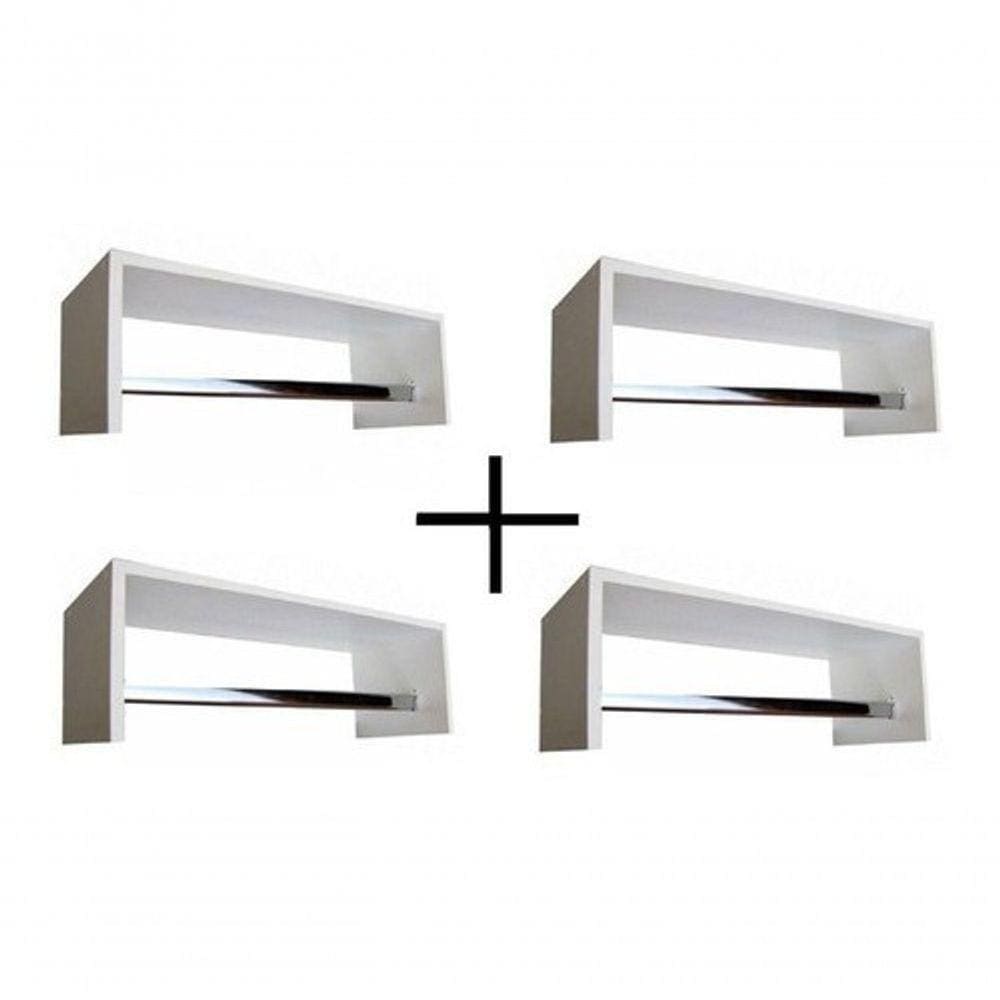 Kit 4 Nichos Cabideiros Para Apoio Auxiliar