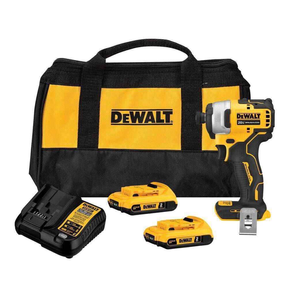 Parafusadeira Bateria Impacto 1/4 Com Bolsa Dewalt Dcf809D2