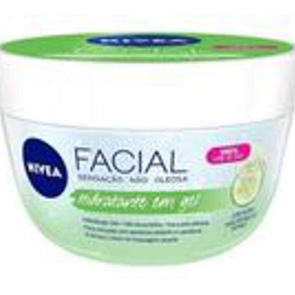 Hidratante facial nivea em gel fresh pepino e acido hialuronico 100g 2