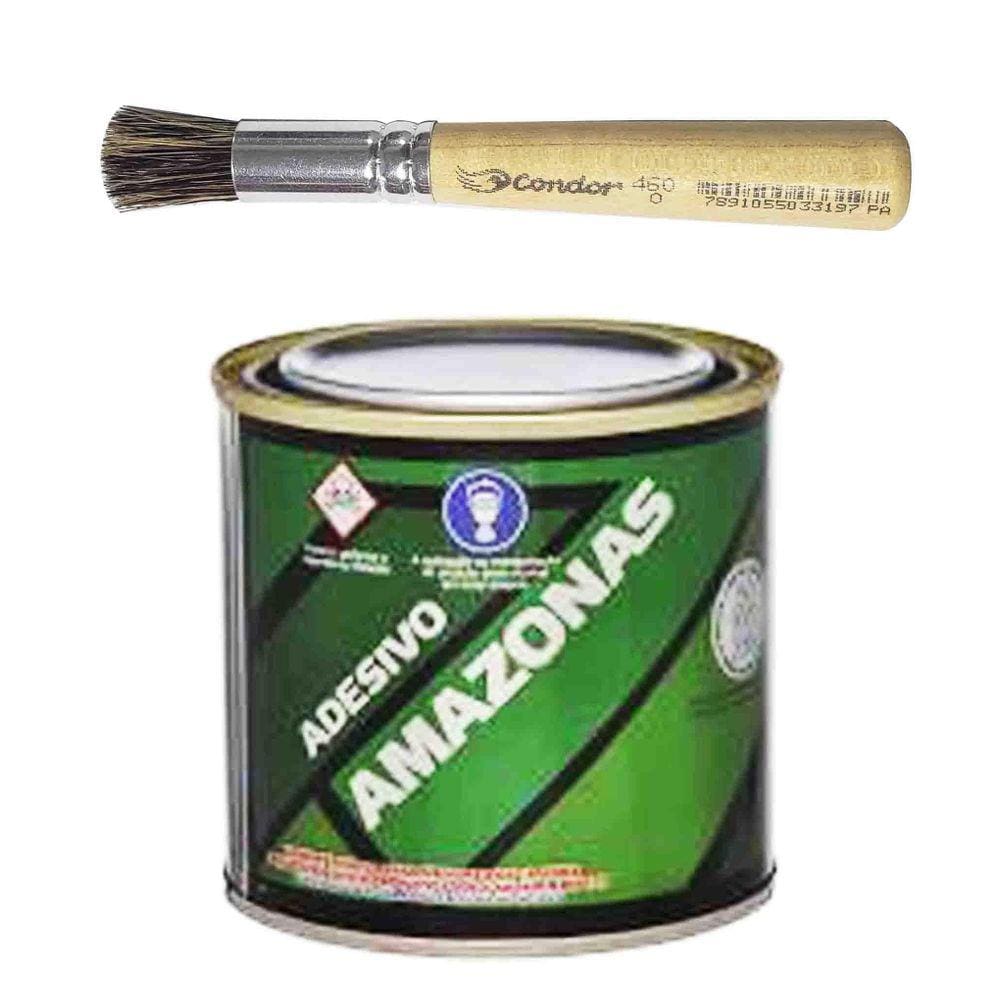 Cola Para Carpete Automotivo Amazonas 200G+ Pincel De Cola