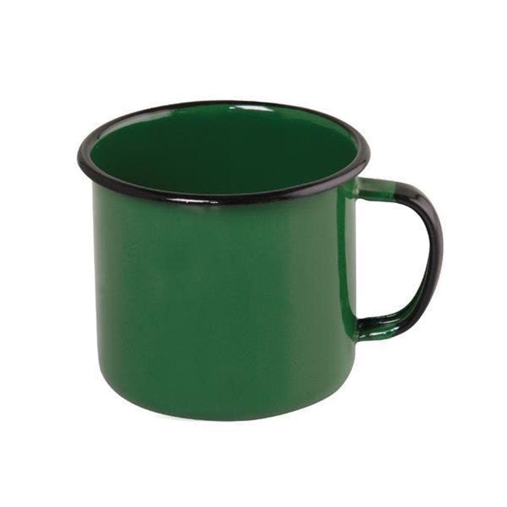 Caneca Em Aço Esmaltado Mãe Ágata Ewel 70Ml - Verde