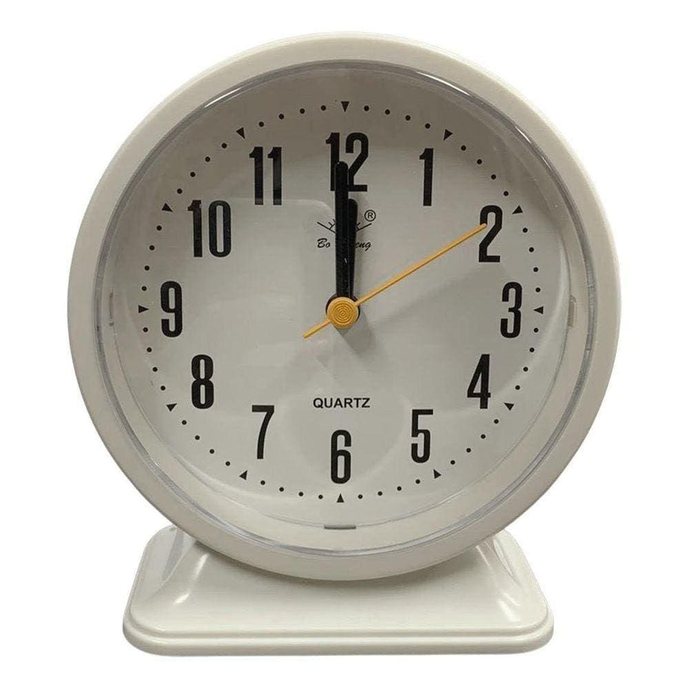 Relógio Despertador Mesa Alarme Moderno Minimalista Com 2