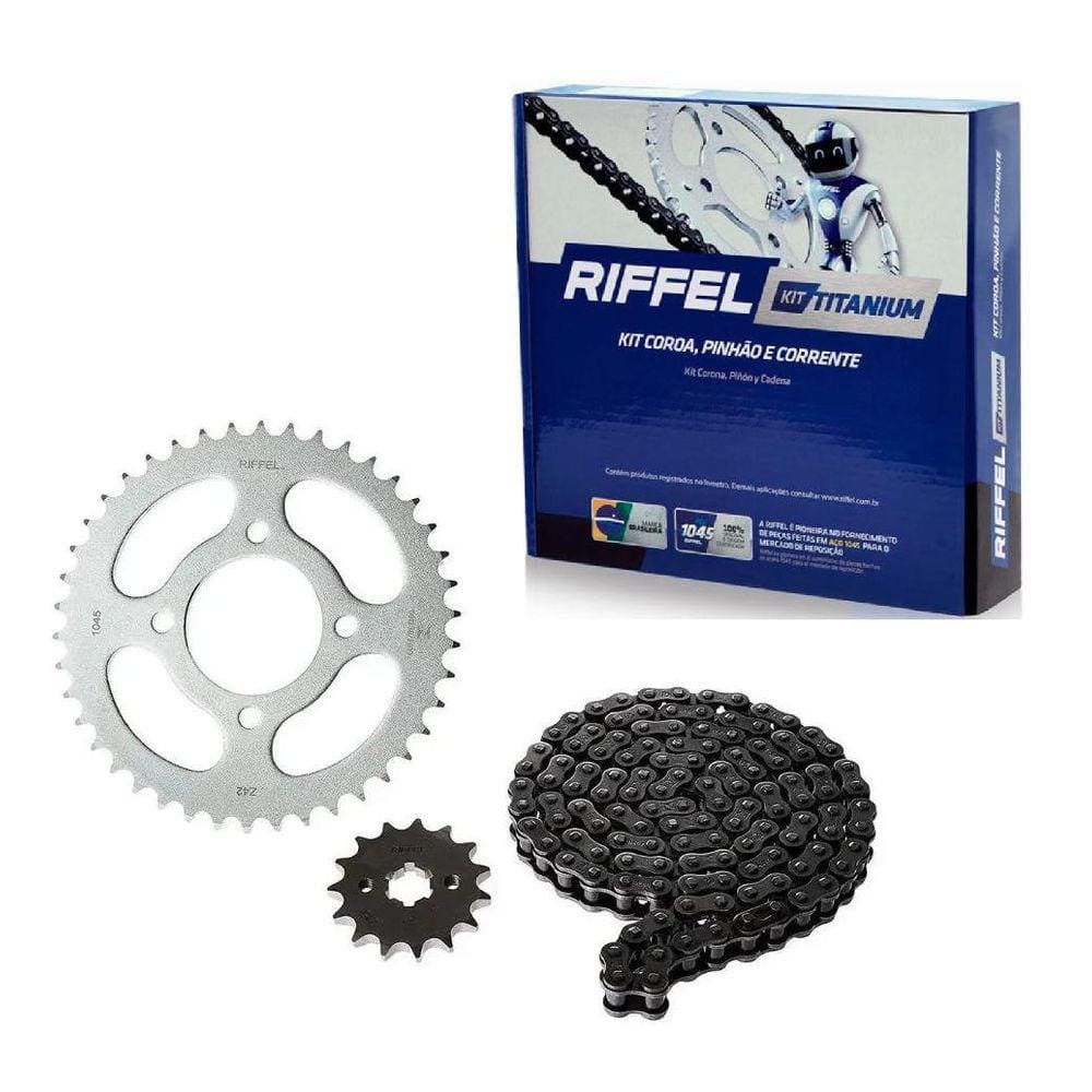 Kit Relação Riffel Sem Retentor Gsr 150 2011 Até 2016