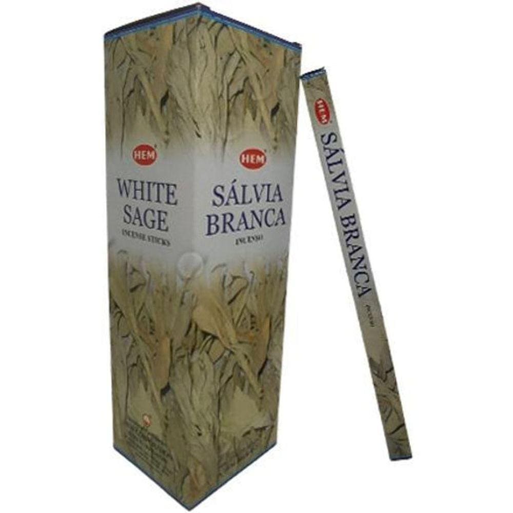 Incenso Natural Hem - Sálvia Branca 8 Varetas