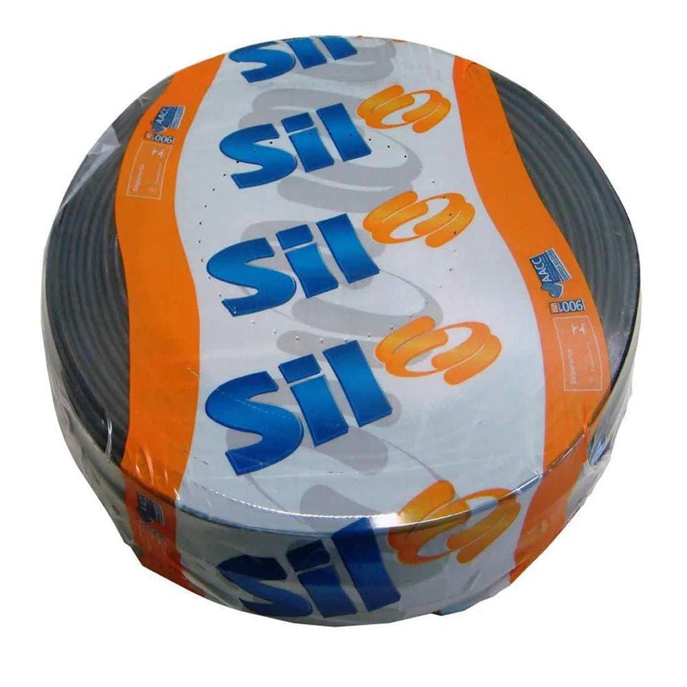 Fio Flexsivel Sil 2,50 Mm 50 Metros Preto