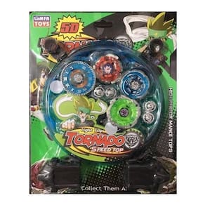 Kit Beyblade Metal 5d Brinquedo 4 Peões Led Toys - Carrefour