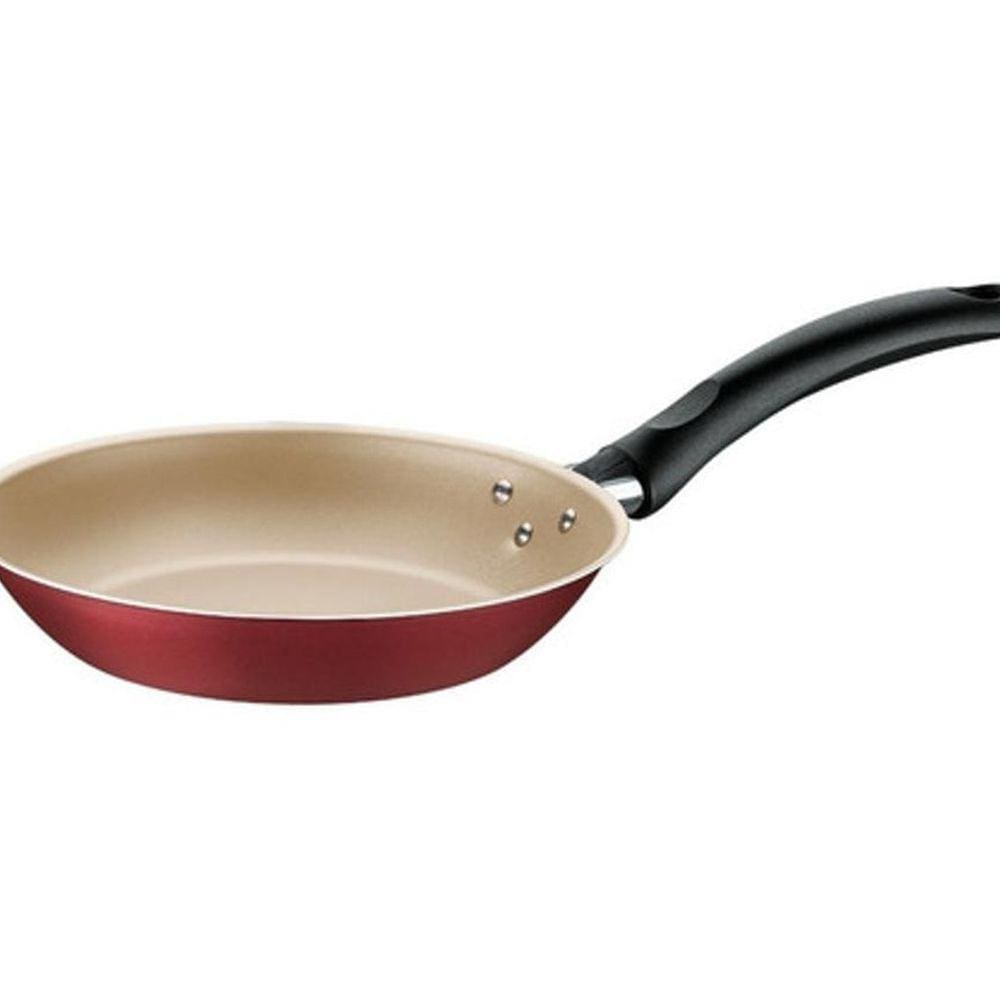 Frigideira 28 Cm Antiaderente Tramontina Turim Vermelho