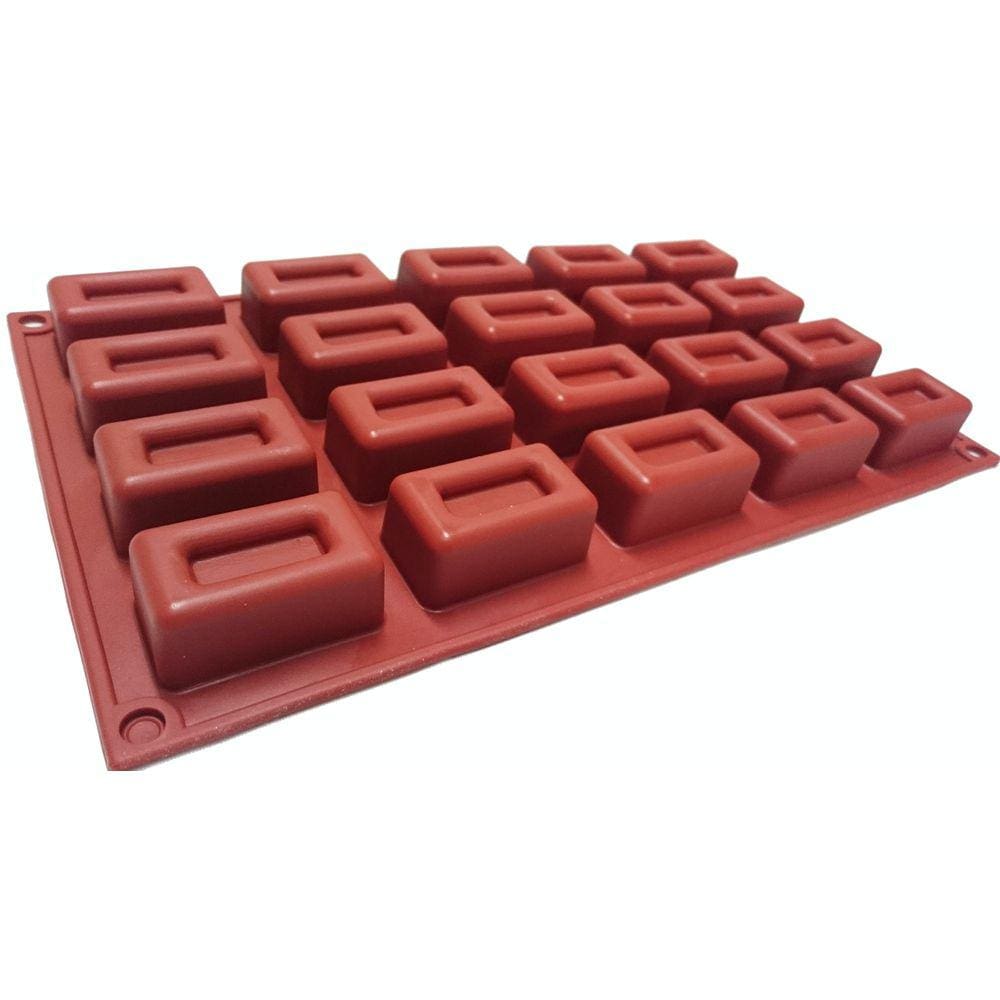 Forma Em Silicone Savarin Rectangular