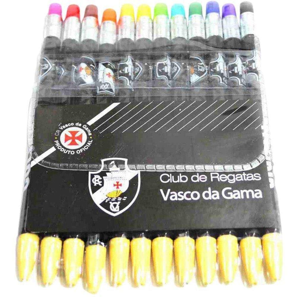 Jogo Com 12 Lapiseiras De Cor - Vasco