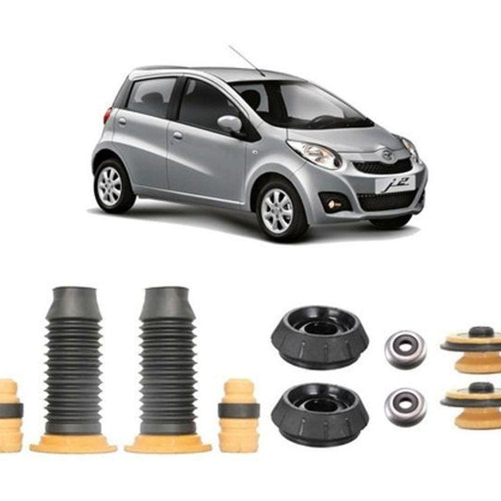 Kit 2 Coxim Dianteiro Batente Traseiro Jac 2 2013 2014