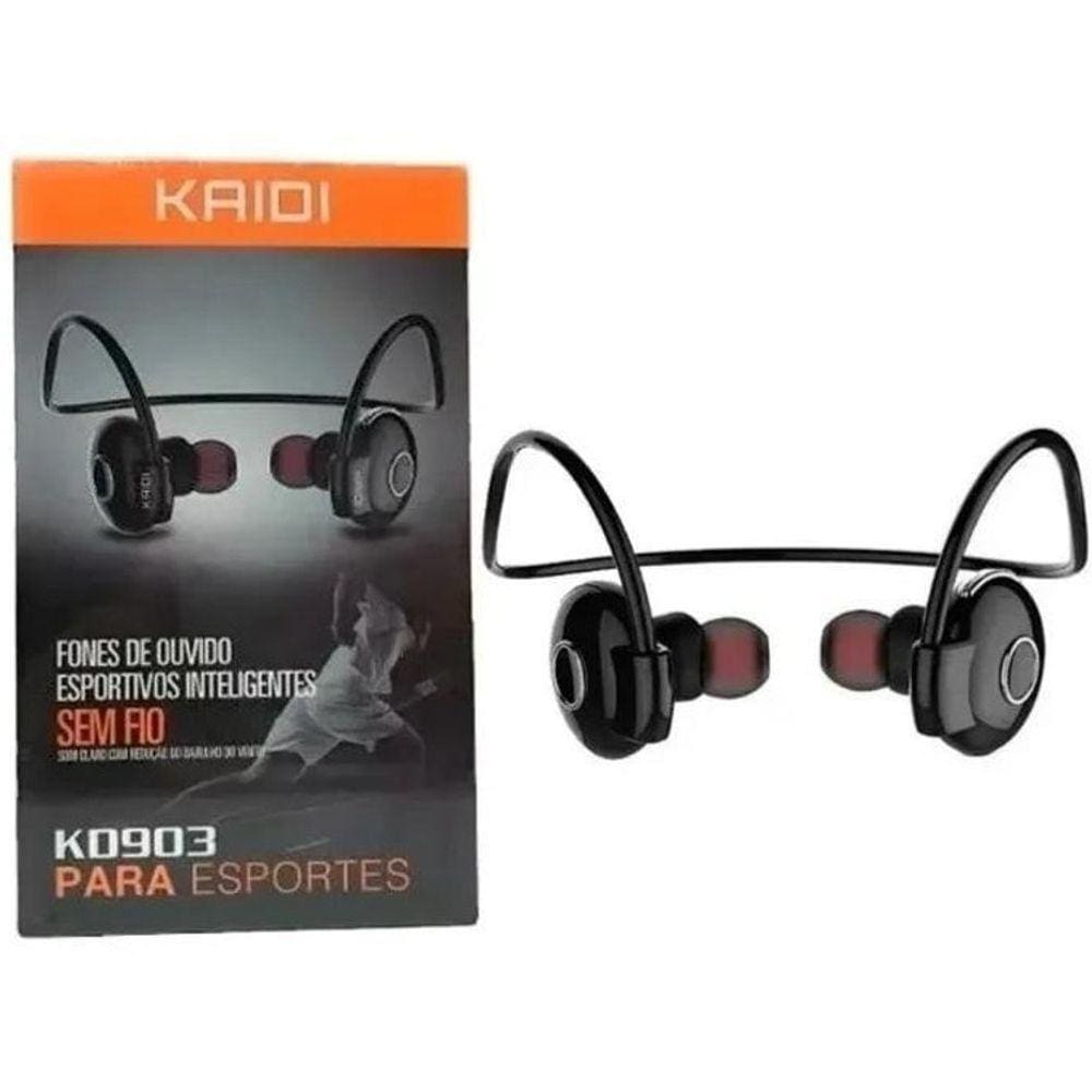 Fone Esportivo Estério Sem Fio Kd-903