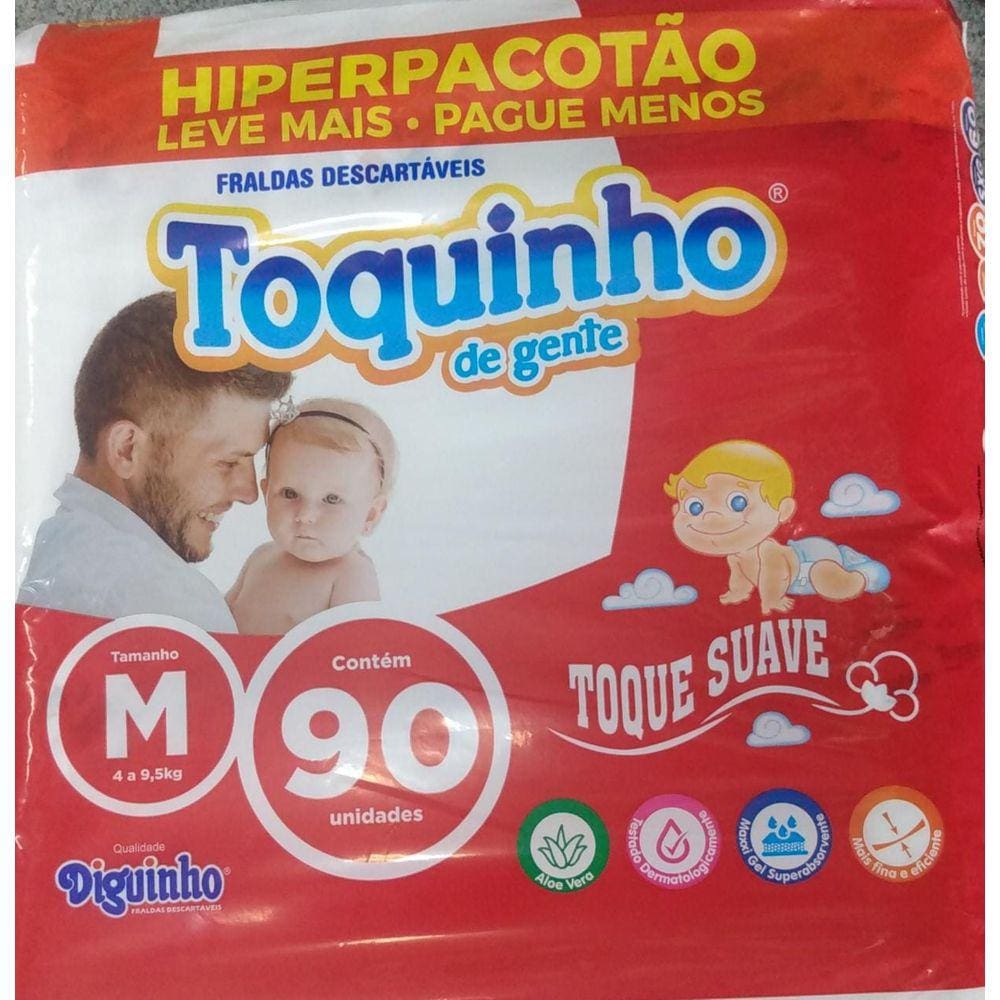 Fralda Infantil Toquinho De Gente M C/90