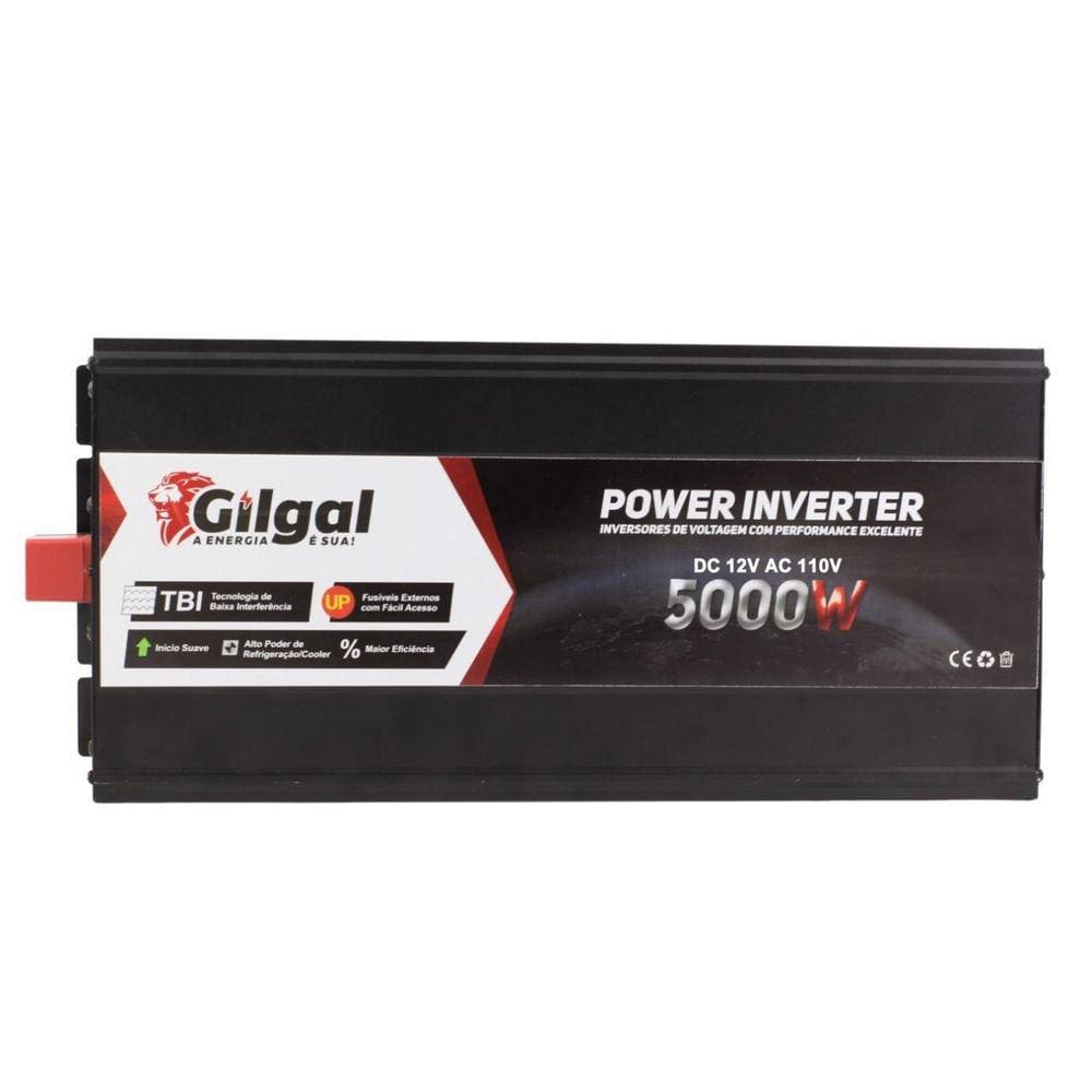 Inversor 5000W 12V 110V Gilgal Para Geladeira