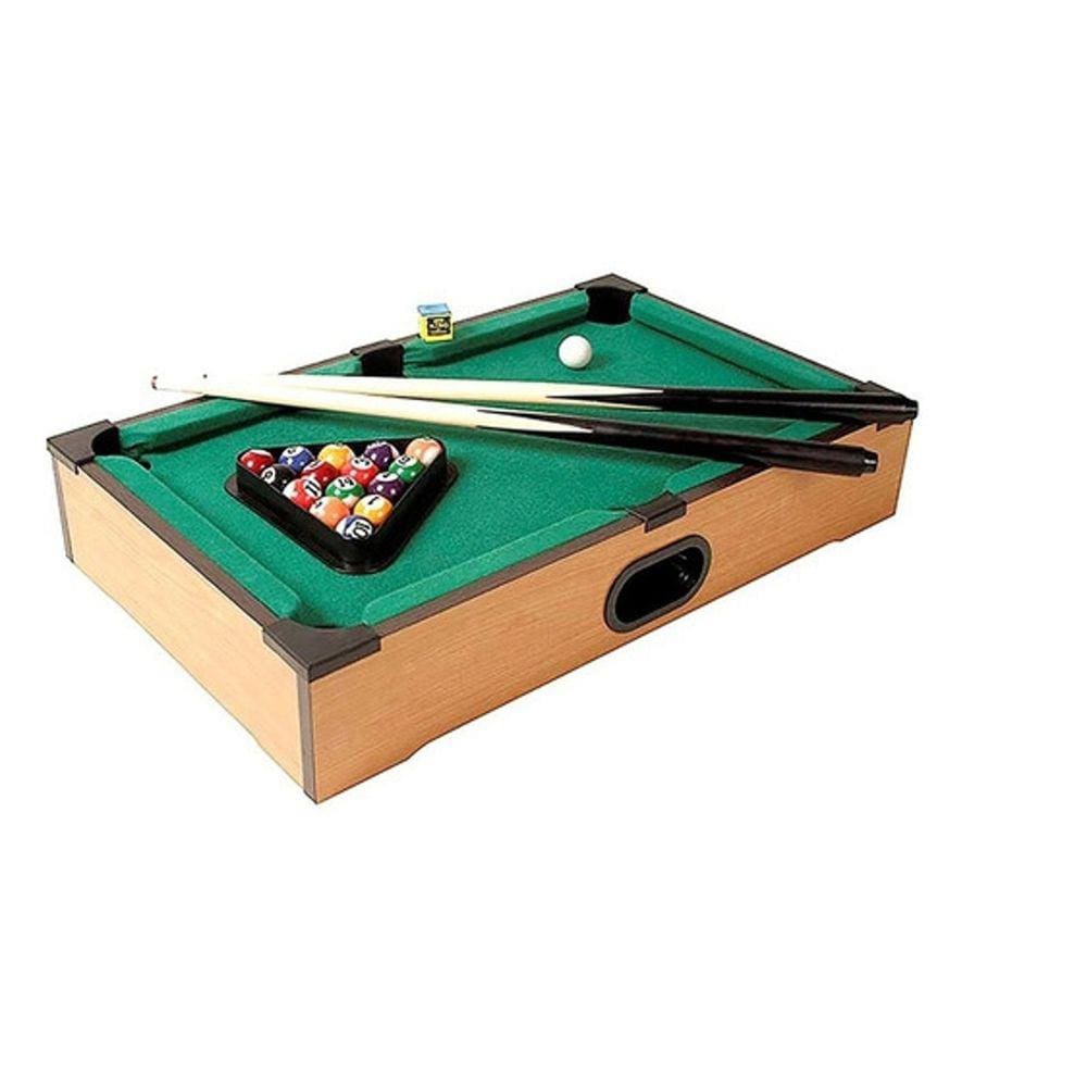 Mini Mesa de Bilhar Snooker Diversão Completa