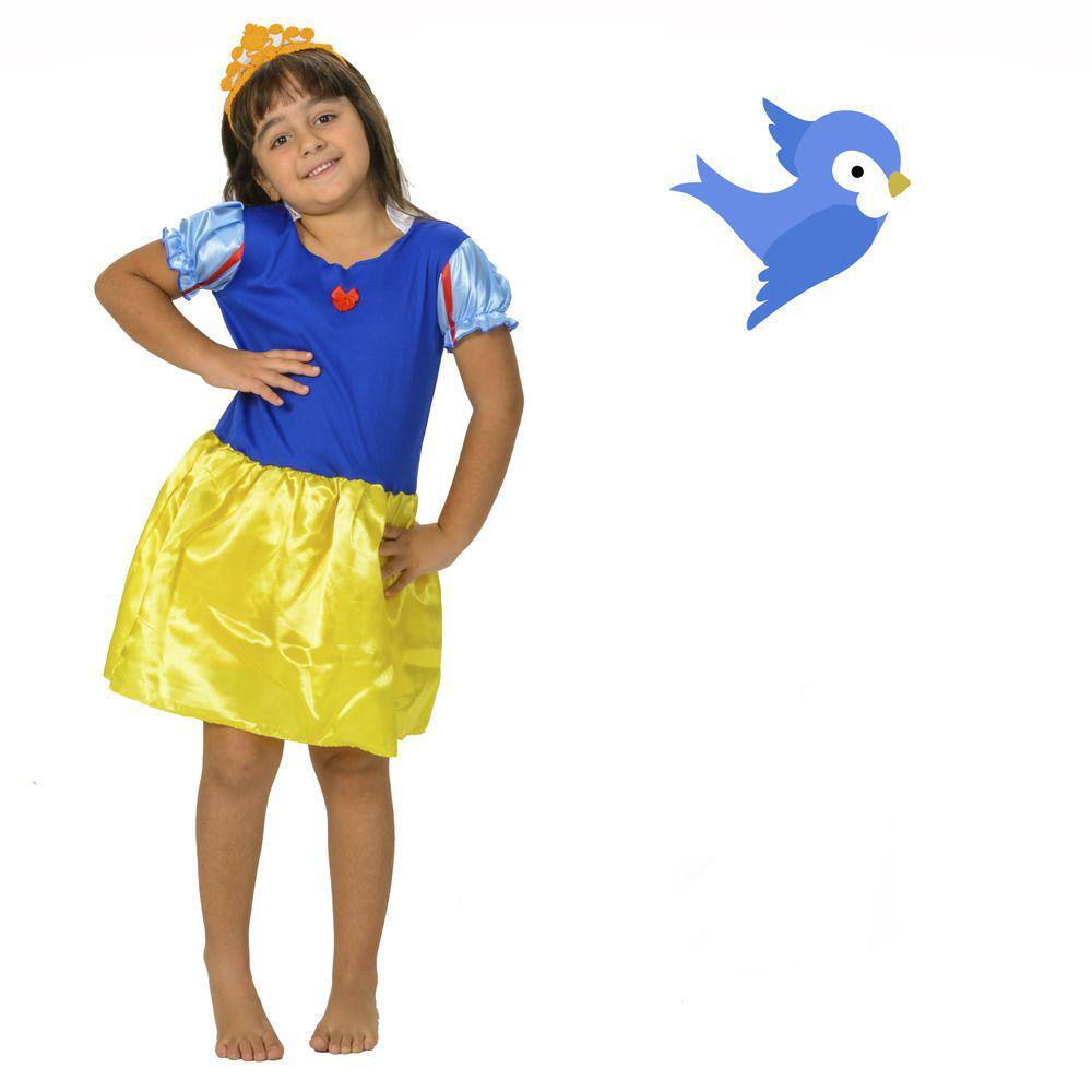 Fantasia Arlequina Infantil com Cropped e Saia - Extra Festas