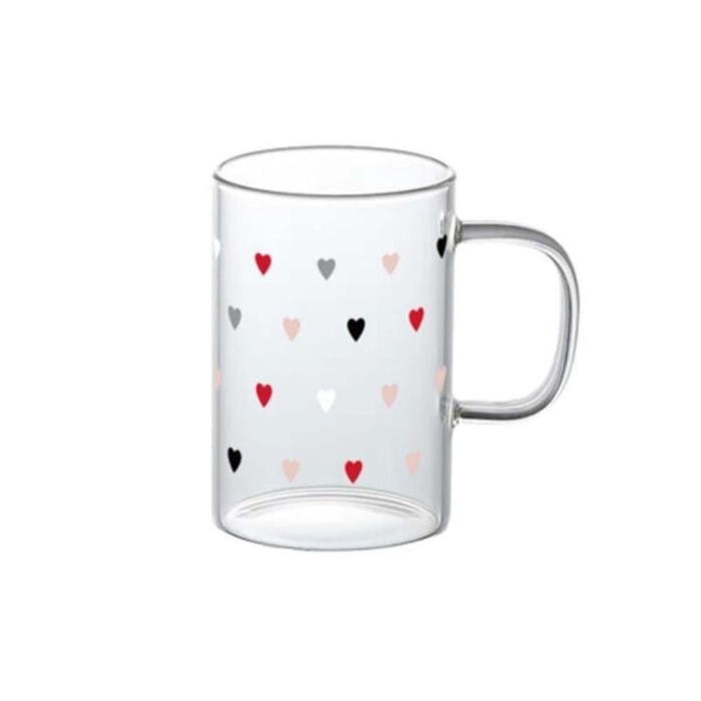 Caneca Vidro Borossilicato Resistente A Calor Love 200Ml 191