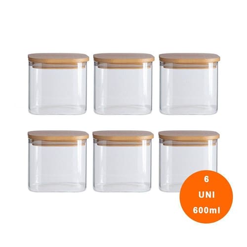 6 Potes De Vidro Herm tico Quadrado De 600Ml Com Tampa Bambu Extra how-to-generate-a-list-of-random-numbers-with-exactly-3-zero-values