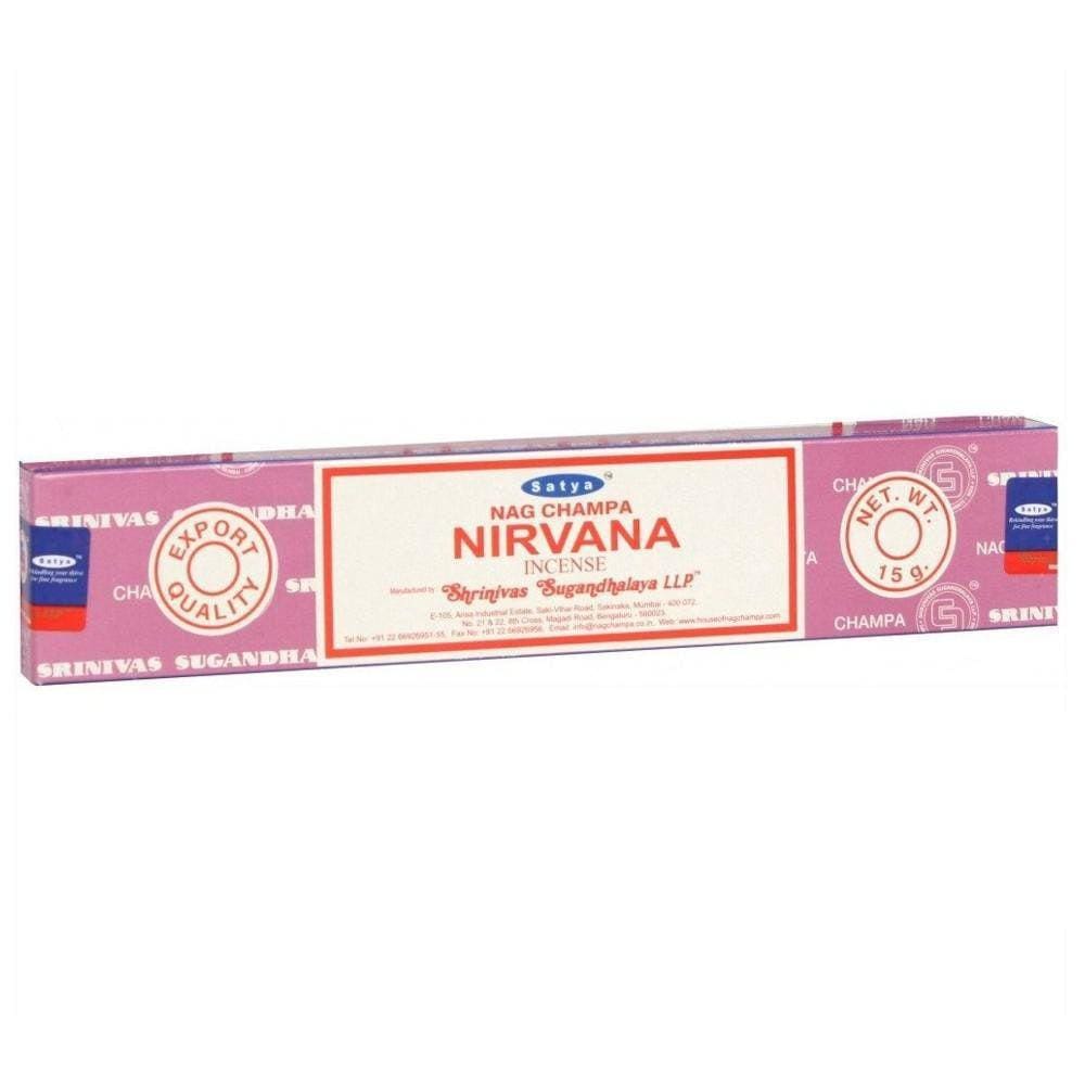 Incenso Nag Champa Satya Massala - 1 Caixa Nirvana 15G