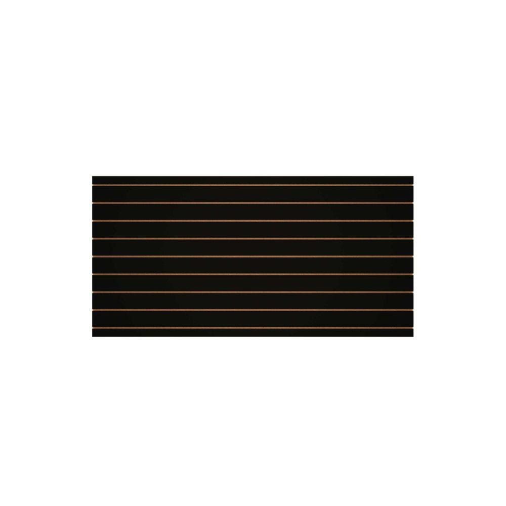Painel Canaletado Preto Mdf - 18Mm - 180Cm X 90Cm