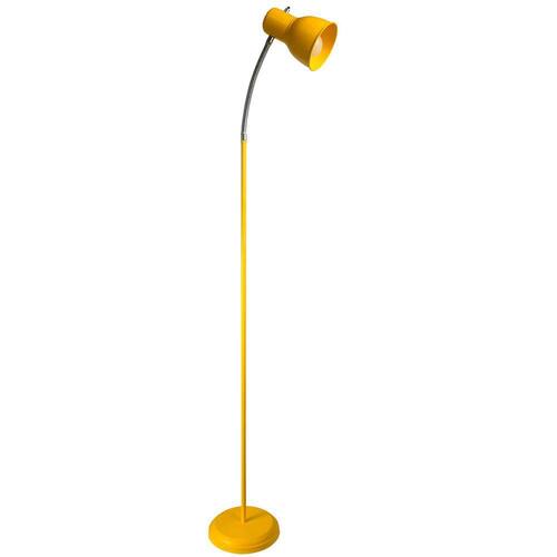 Luminária De Chão Alumínio Com Haste Flexível Amarela Extra