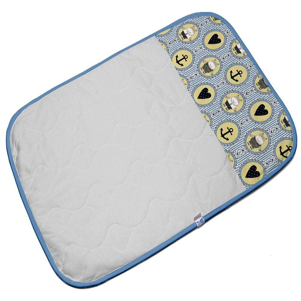 Trocador Tecebem Baby Malha Impermeável Nino azul