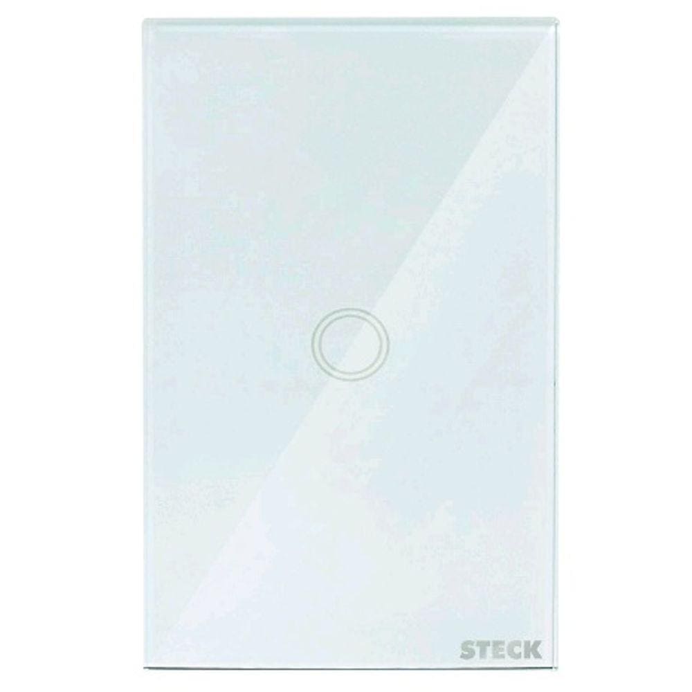 Steck Smarteck Interruptor 1 Tecla Touch Branco