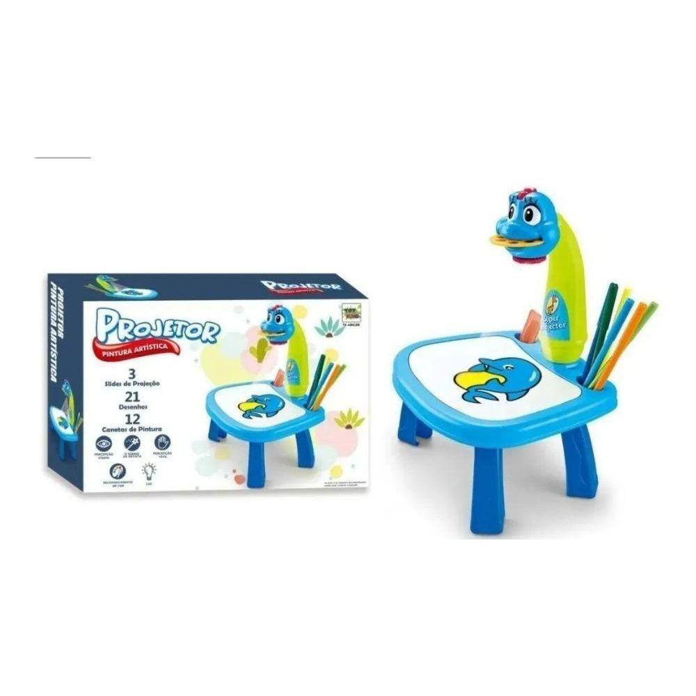 Play E Learn - Mesa Projetora Azul - Br1600