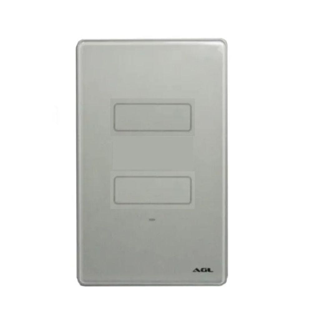 Agl Interruptor Inteligente Touch Wifi 2 Teclas Cinza