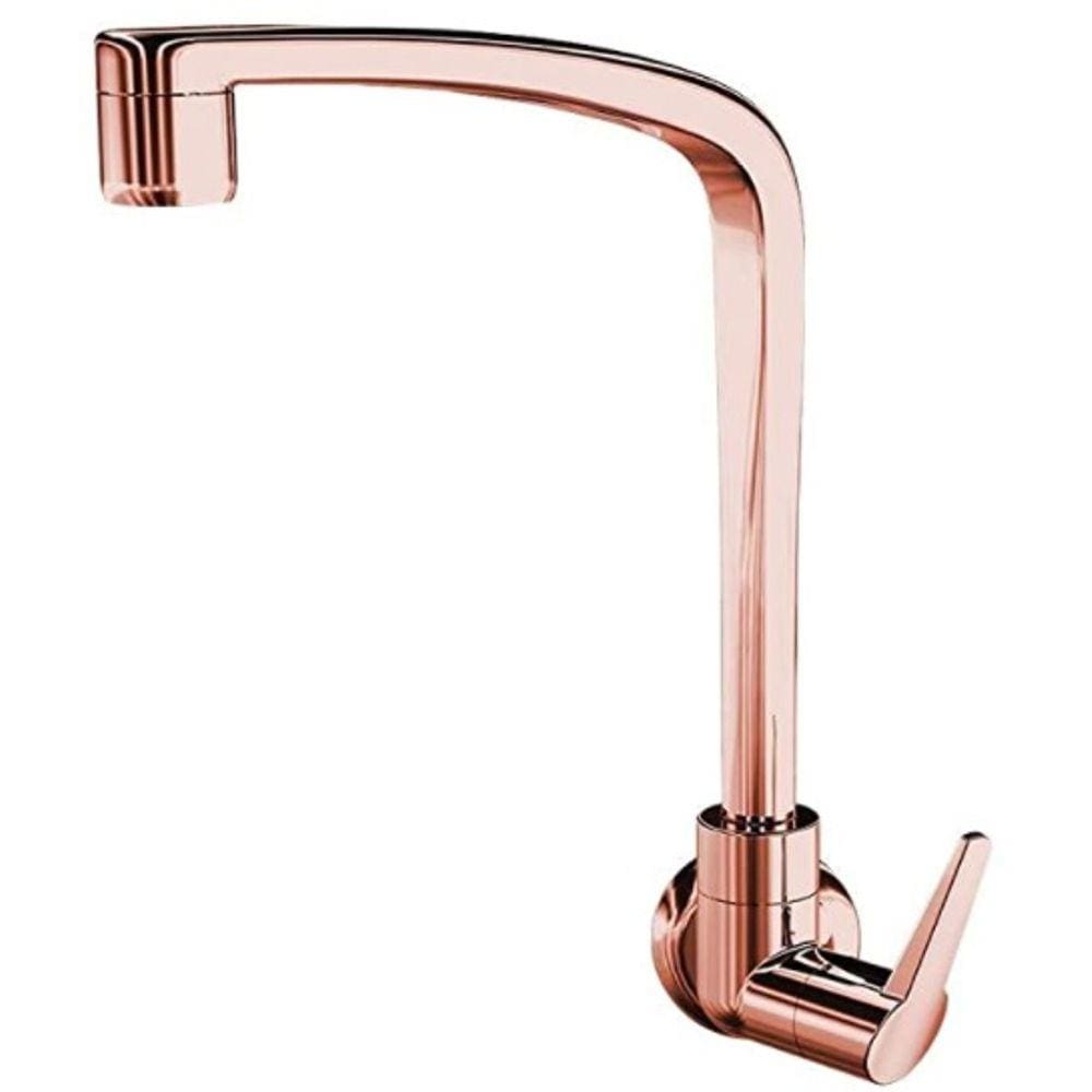 Lorenzetti Torneira Flatt 1168 F71 Parede Rose Gold