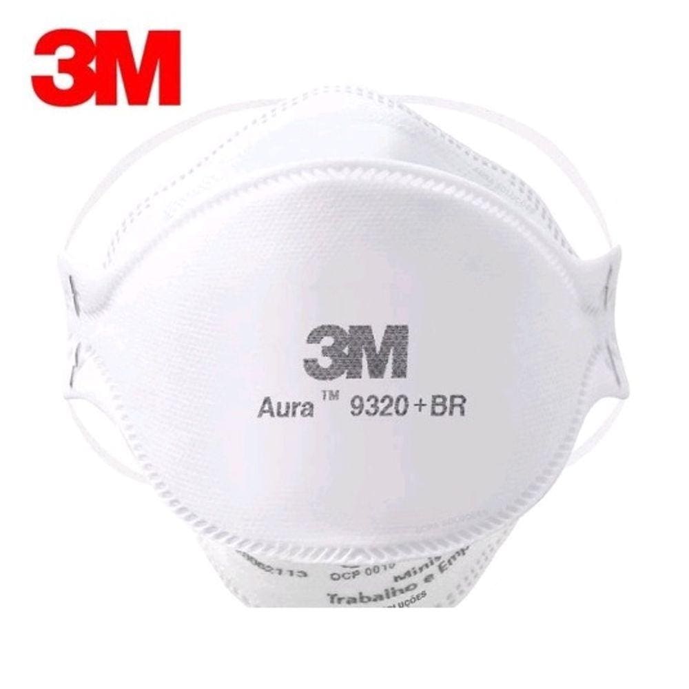 3M Máscara Descartavel Pff-2 9320+Br Aura Selo Anvisa Inmetro